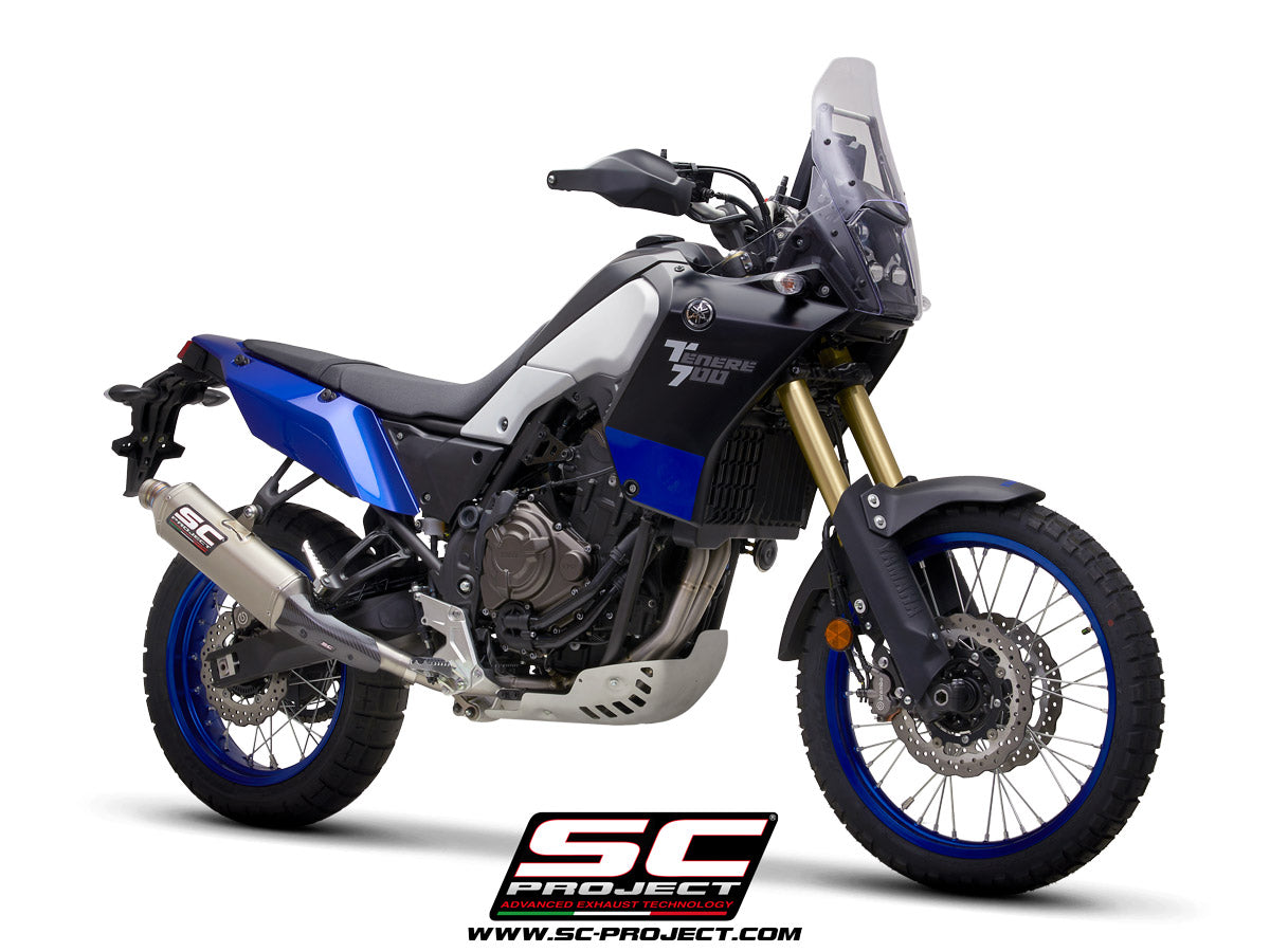 YAMAHA TENERE' 700 (2019 - 2020) Headers 2-1, compatible with SC1-R, Rally Raid, X-Plorer II and stock Muffler (Muffler not included)