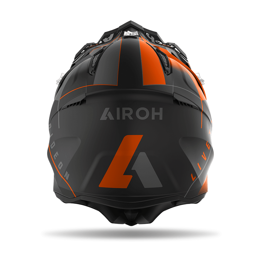 AIROH AVIATOR ACE ‘AMAZE’ ORANGE MATT