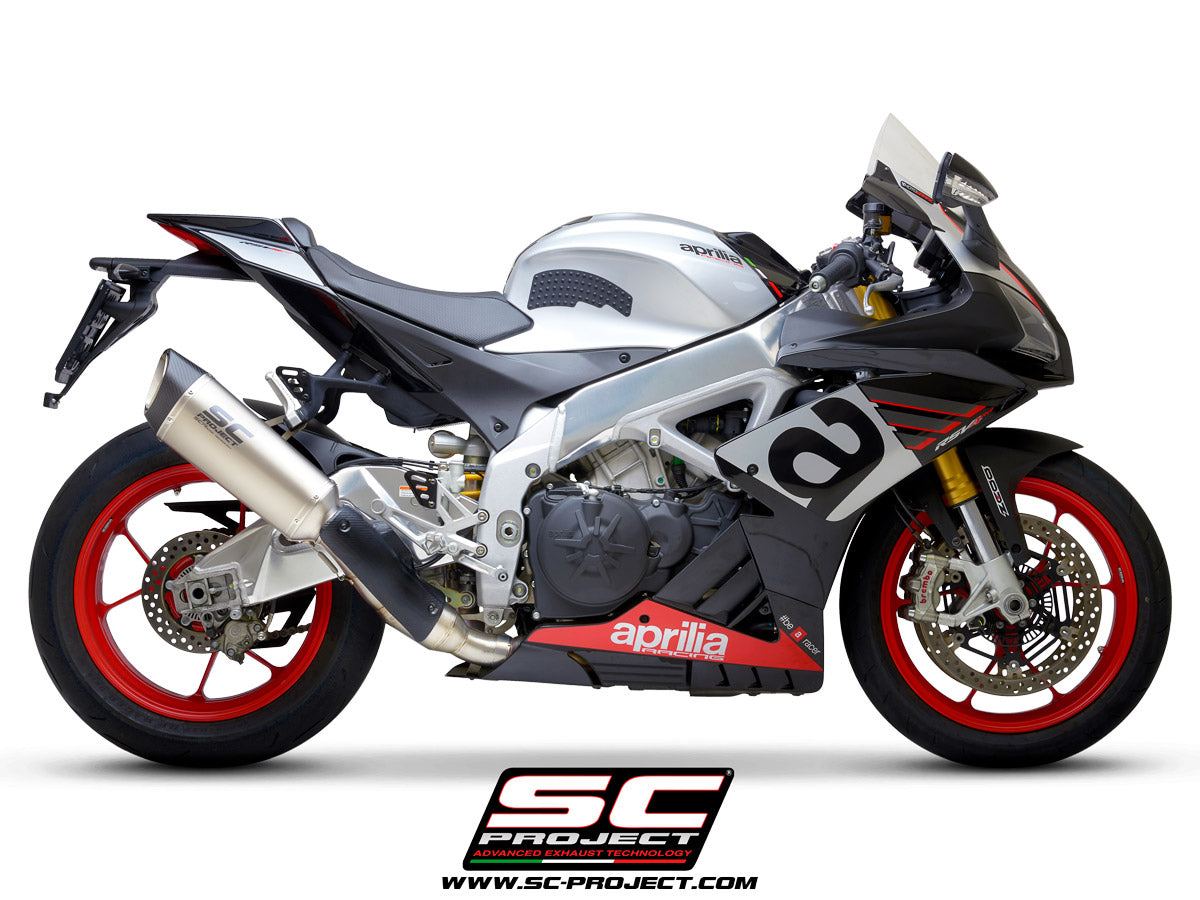 APRILIA RSV4 1100 Factory (2019 - 2020) SC1-R Muffler, with carbon fibre end cap