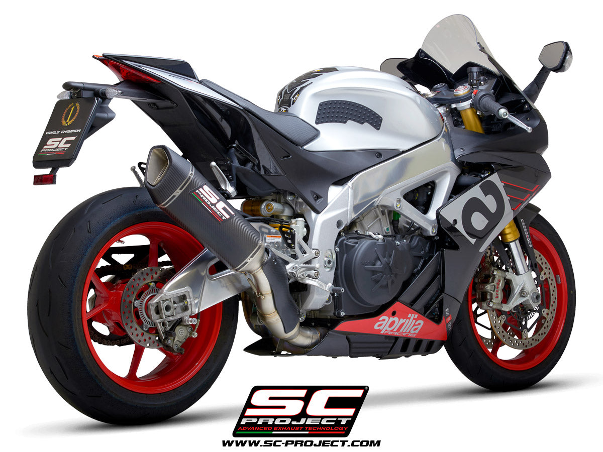 APRILIA RSV4 1100 Factory (2019 - 2020) SC1-R Muffler, with carbon fibre end cap