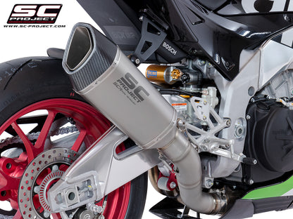 APRILIA RSV4 (2017) - RF - RR SC1-R Muffler, with carbon fibre end cap