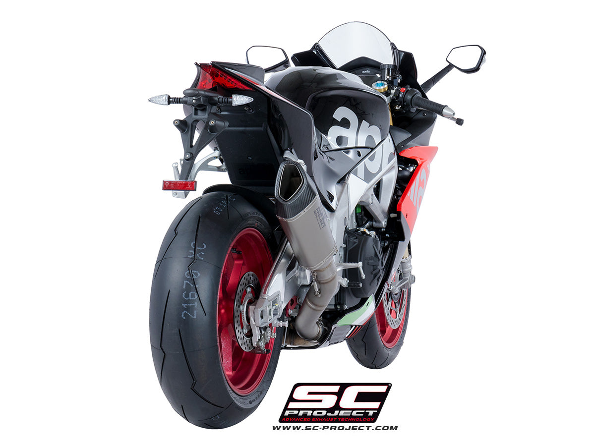 APRILIA RSV4 (2017) - RF - RR SC1-R Muffler, with carbon fibre end cap