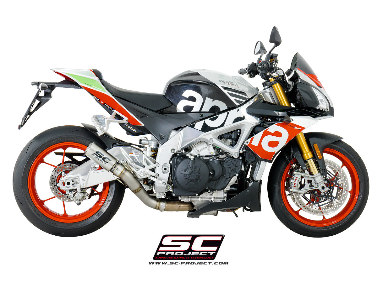 APRILIA TUONO V4 1100 (2017 - 2020) - FACTORY - RR CR-T Muffler, High Position