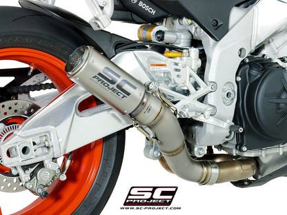 APRILIA TUONO V4 1100 (2017 - 2020) - FACTORY - RR CR-T Muffler, High Position