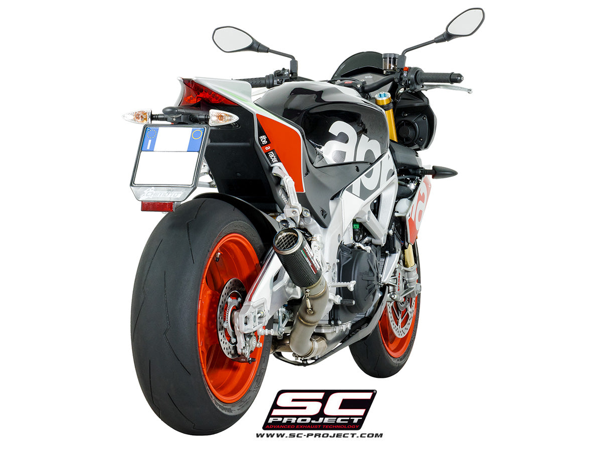 APRILIA TUONO V4 1100 (2017 - 2020) - FACTORY - RR CR-T Muffler, High Position