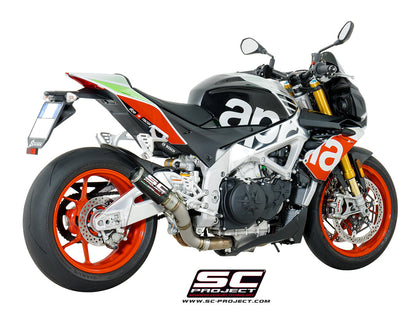 APRILIA TUONO V4 1100 (2017 - 2020) - FACTORY - RR CR-T Muffler, High Position