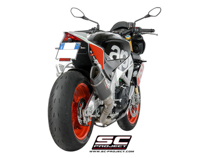 APRILIA TUONO V4 1100 (2017 - 2020) - FACTORY - RR SC1-R Muffler, with carbon fibre end cap