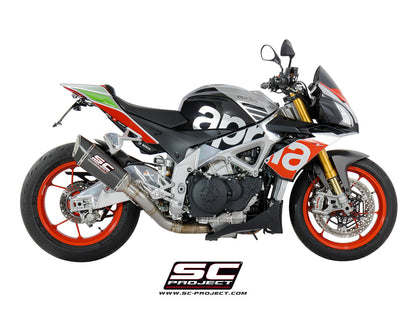 APRILIA TUONO V4 1100 (2017 - 2020) - FACTORY - RR SC1-R Muffler, with carbon fibre end cap