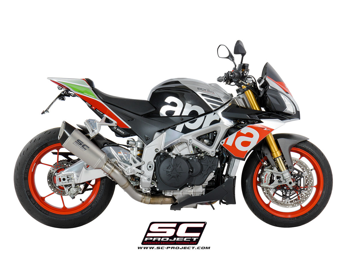 APRILIA TUONO V4 1100 (2017 - 2020) - FACTORY - RR SC1-R Muffler, with carbon fibre end cap