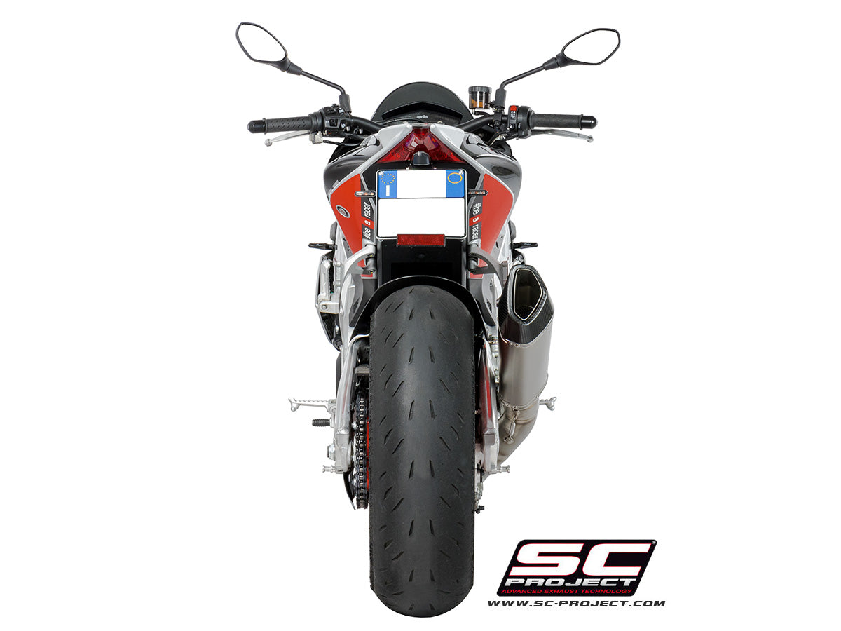 APRILIA TUONO V4 1100 (2017 - 2020) - FACTORY - RR SC1-R Muffler, with carbon fibre end cap