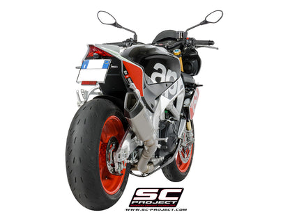 APRILIA TUONO V4 1100 (2017 - 2020) - FACTORY - RR SC1-R Muffler, with carbon fibre end cap