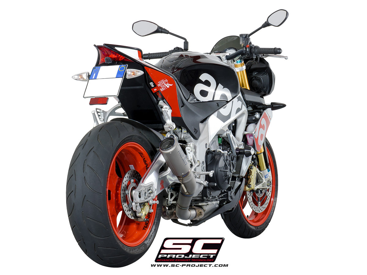 APRILIA TUONO V4 (2015 - 2016) - FACTORY - RR CR-T Muffler, with titanium end cap