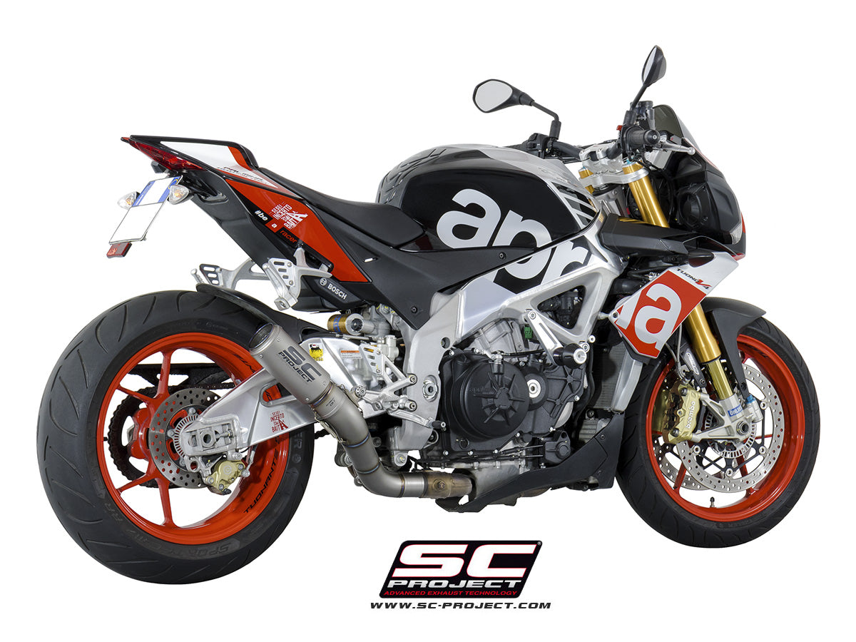 APRILIA TUONO V4 (2015 - 2016) - FACTORY - RR CR-T Muffler, with titanium end cap
