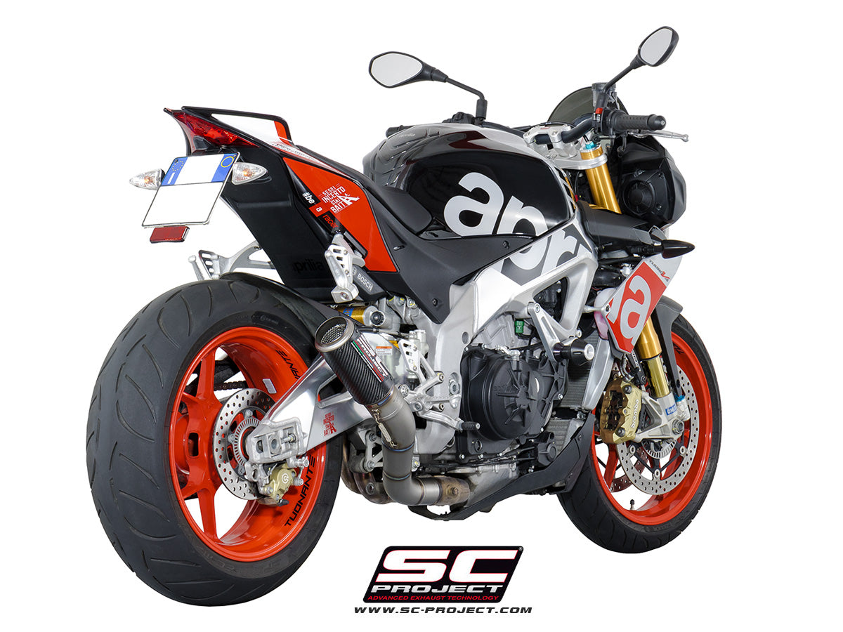 APRILIA TUONO V4 (2015 - 2016) - FACTORY - RR CR-T Muffler, with titanium end cap