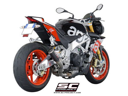 APRILIA TUONO V4 (2015 - 2016) - FACTORY - RR CR-T Muffler, with titanium end cap