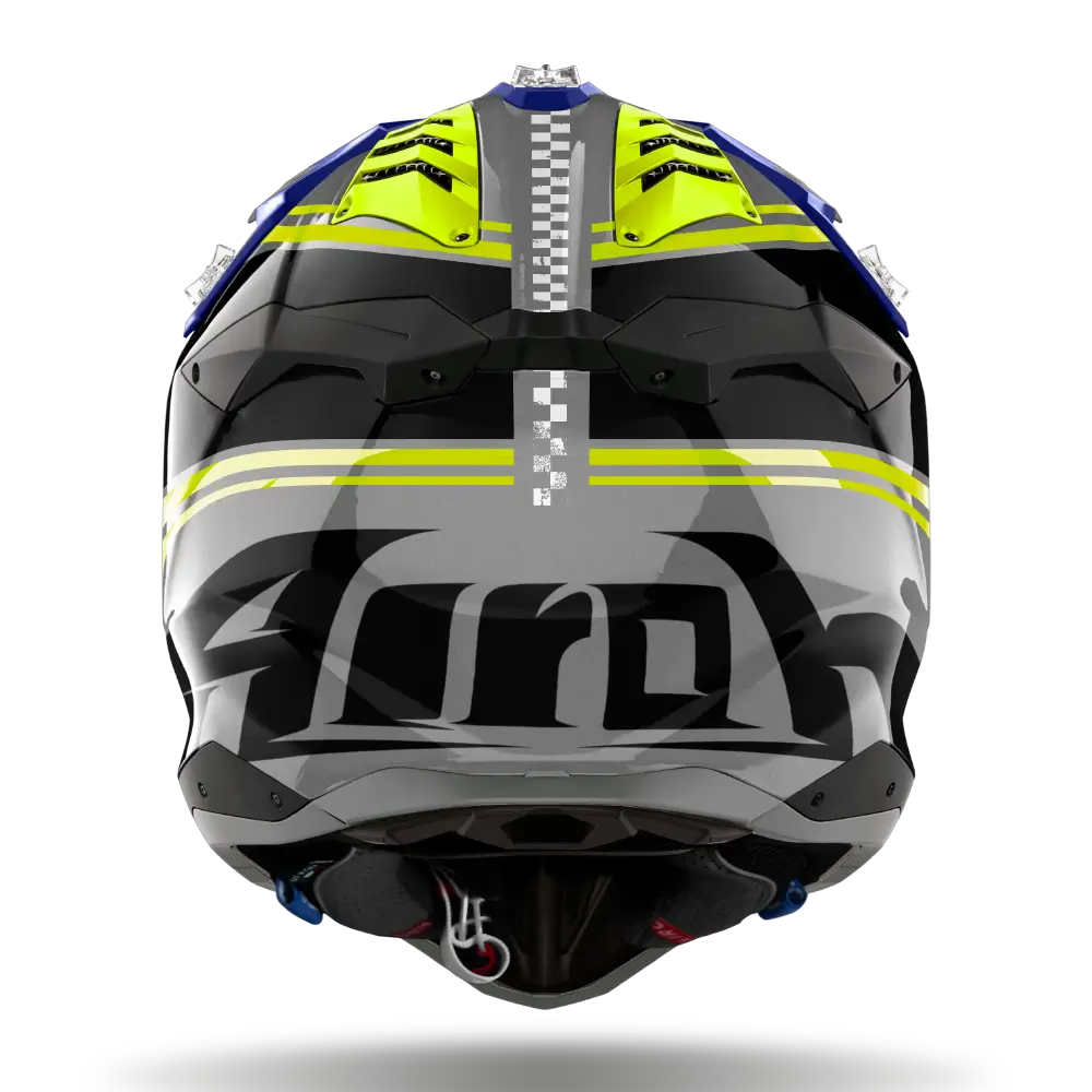 AIROH AVIATOR 3 HIMA BLUE GLOSS