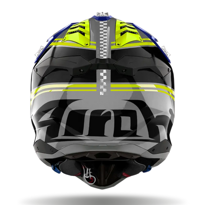 AIROH AVIATOR 3 HIMA BLUE GLOSS