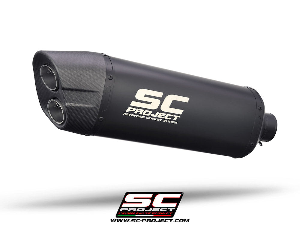 KTM 1290 SUPER ADVENTURE (2021-2024) Adventure Muffler, with carbon fiber end cap