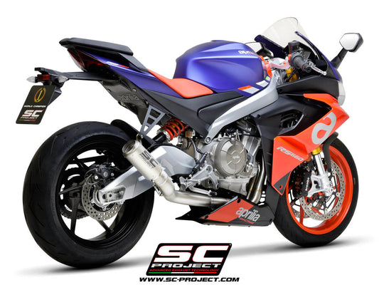 APRILIA RS 660 (2020 - 2024) Full exhaust system 2-1, titanium, with CR-T Muffler