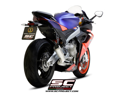 APRILIA RS 660 (2020 - 2024) Full exhaust system 2-1, titanium, with CR-T Muffler