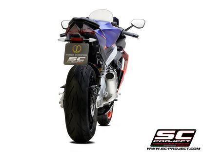 APRILIA RS 660 (2020 - 2024) Full exhaust system 2-1, titanium, with CR-T Muffler