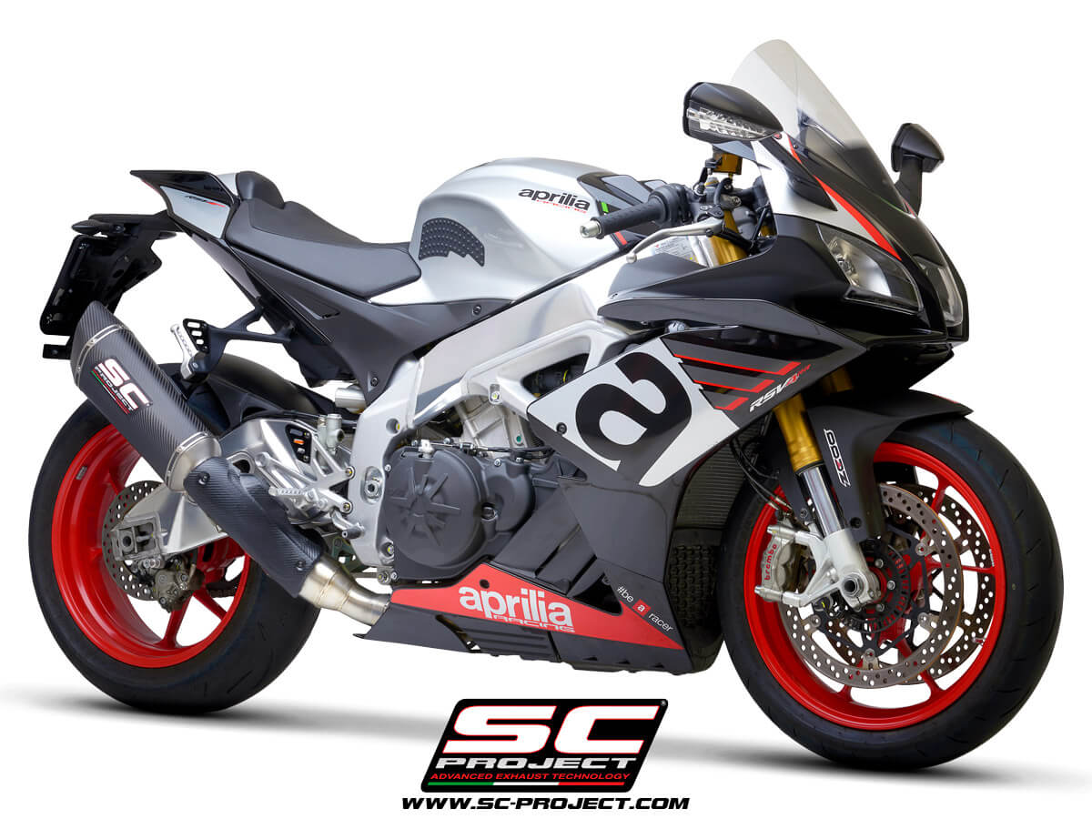 APRILIA RSV4 (2018 - 2020) - RF - RR SC1-R Muffler, with carbon fiber end cap