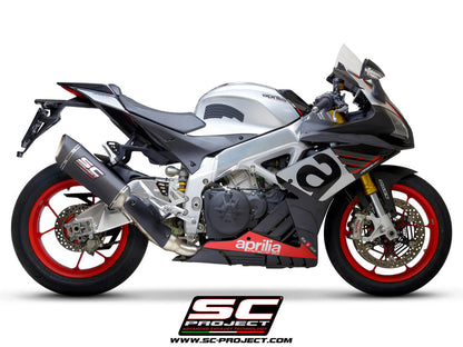 APRILIA RSV4 (2018 - 2020) - RF - RR SC1-R Muffler, with carbon fiber end cap