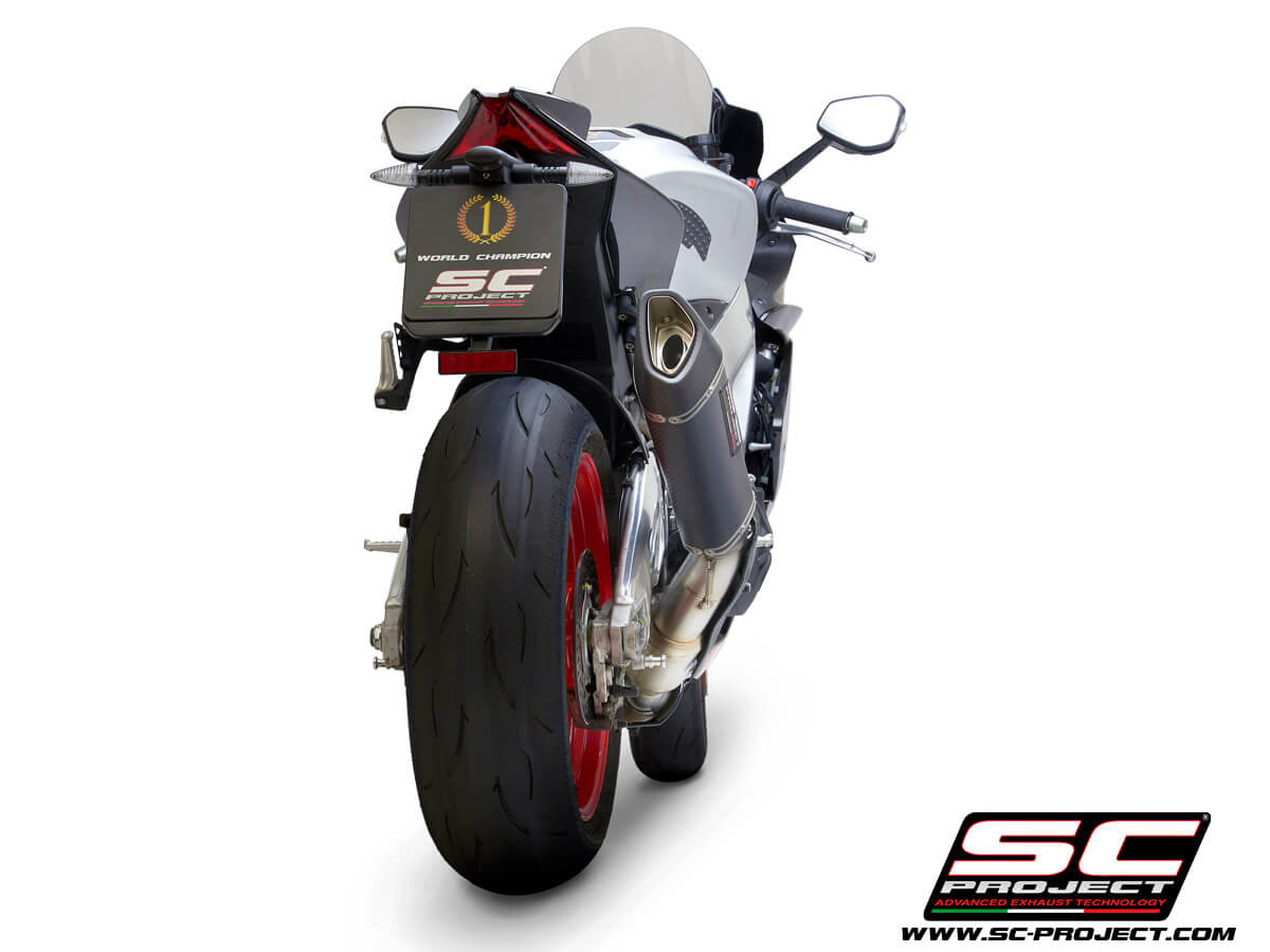 APRILIA RSV4 (2018 - 2020) - RF - RR SC1-R Muffler, with carbon fiber end cap