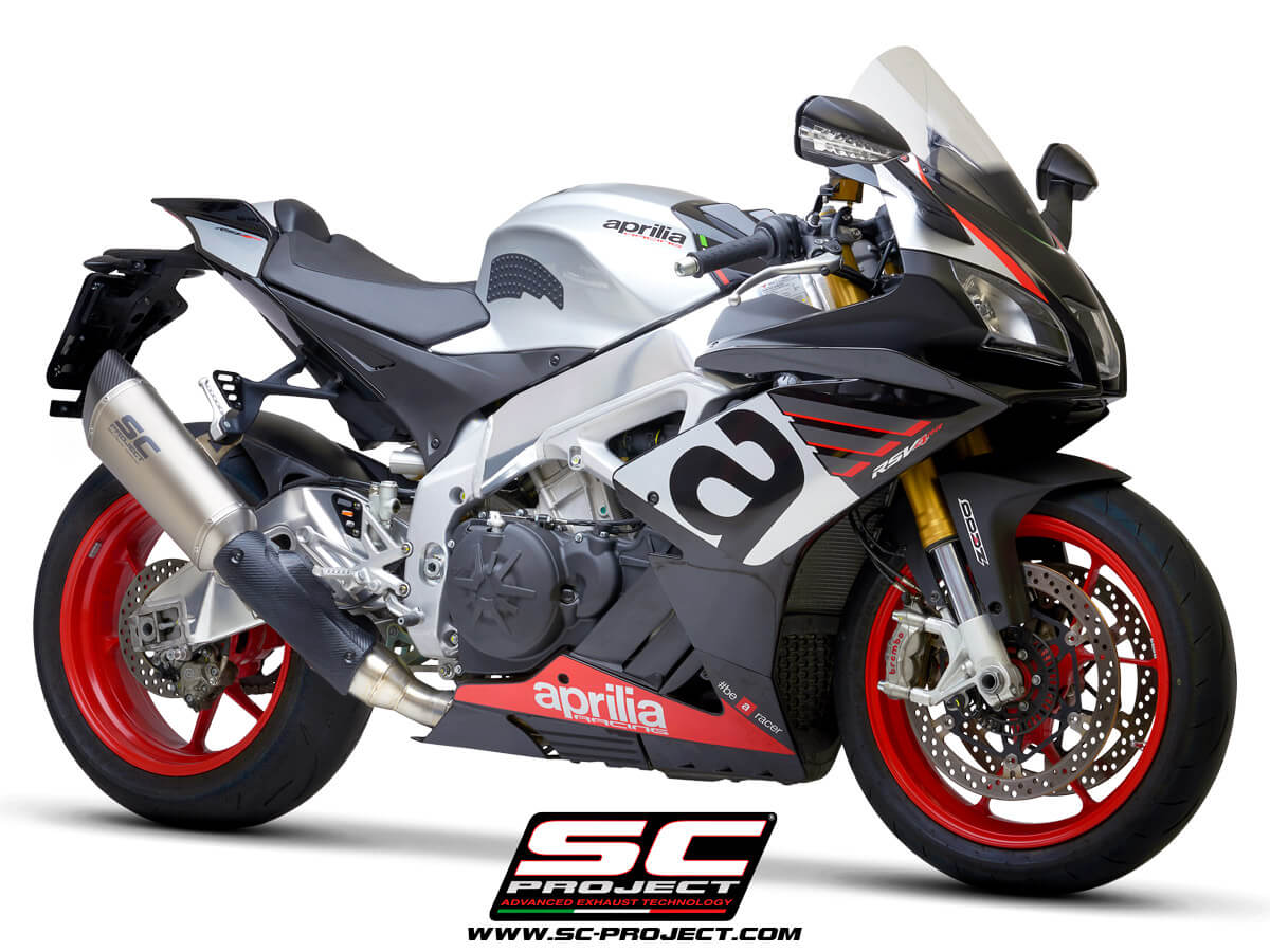 APRILIA RSV4 (2018 - 2020) - RF - RR SC1-R Muffler, with carbon fiber end cap