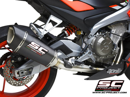 APRILIA RS 660 (2020 - 2024) Full exhaust system 2-1, Stainless steel AISI 304, with SC1-R Muffler