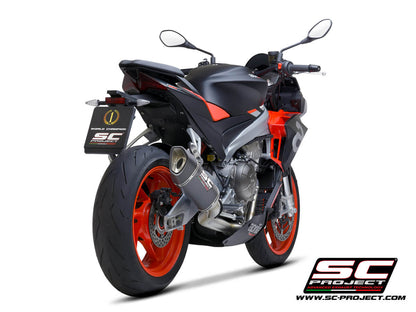 APRILIA TUONO 660 (2021-2024) Full exhaust system 2-1, Stainless steel AISI 304, with SC1-R Muffler