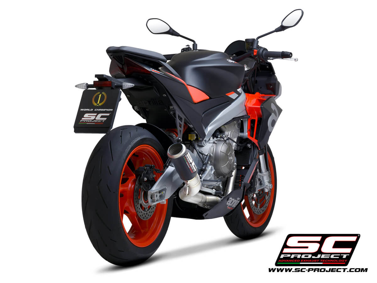 APRILIA TUONO 660 (2021-2024) Full exhaust system 2-1, titanium, with CR-T Muffler