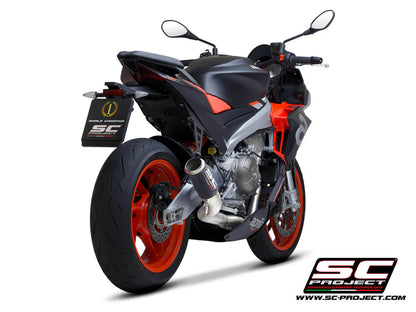 APRILIA TUONO 660 (2021-2024) Full exhaust system 2-1, titanium, with CR-T Muffler