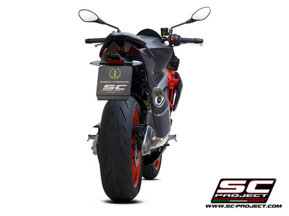 APRILIA TUONO 660 (2021-2024) Full exhaust system 2-1 "Trofeo", titanium, with SC1-R Muffler