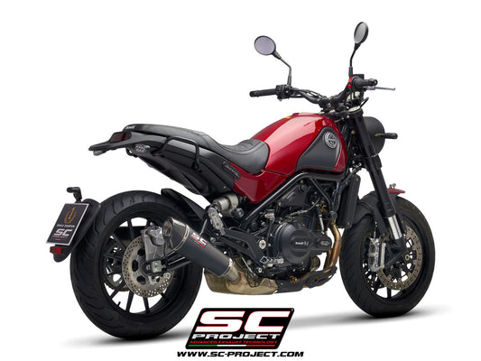 BENELLI LEONCINO 500 (2017 - 2020) - Trail Conic Muffler, with Carbon fibre end cap