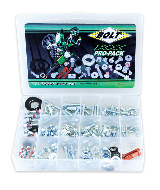 KAWASAKI KX / KXF PRO PACK 170 PIECES