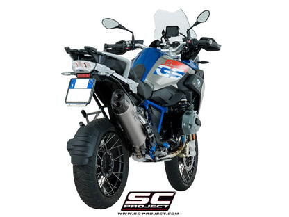 BMW R 1200 GS (2017 - 2018) - Adventure Muffler, Titanium, with Carbon fibre end cap