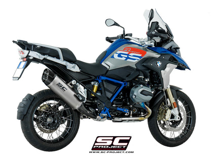 BMW R 1200 GS (2017 - 2018) - Adventure Muffler, Titanium, with Carbon fibre end cap