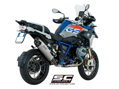 BMW R 1200 GS (2017 - 2018) - Adventure Muffler, Titanium, with Carbon fibre end cap