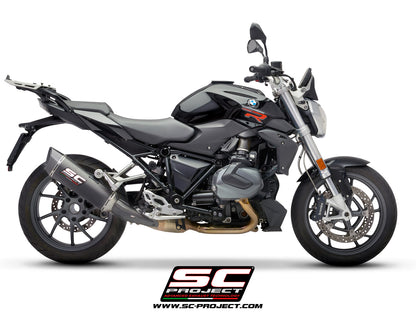 BMW R 1250 R (2019 - 2020) - RS SC1-R Muffler, Carbon fibre, with Carbon fibre end cap
