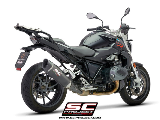 BMW R 1250 R (2019 - 2020) - RS SC1-R Muffler, Carbon fibre, with Carbon fibre end cap