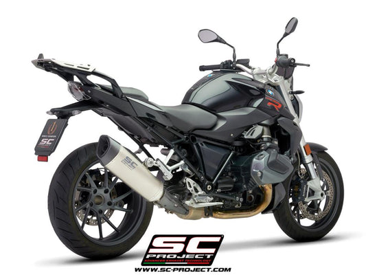 BMW R 1250 R (2019 - 2020) - RS SC1-R Muffler, Titanium, with Carbon fibre end cap