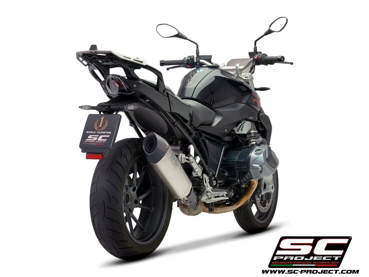 BMW R 1250 R (2019 - 2020) - RS X-Plorer II Muffler with Carbon fibre end cap