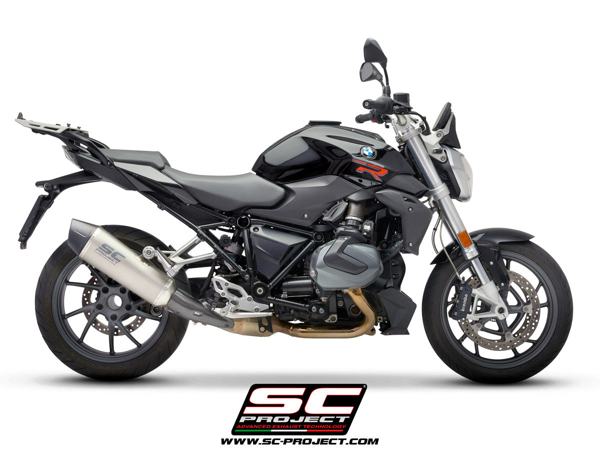 BMW R 1250 R (2019 - 2020) - RS X-Plorer II Muffler with Carbon fibre end cap