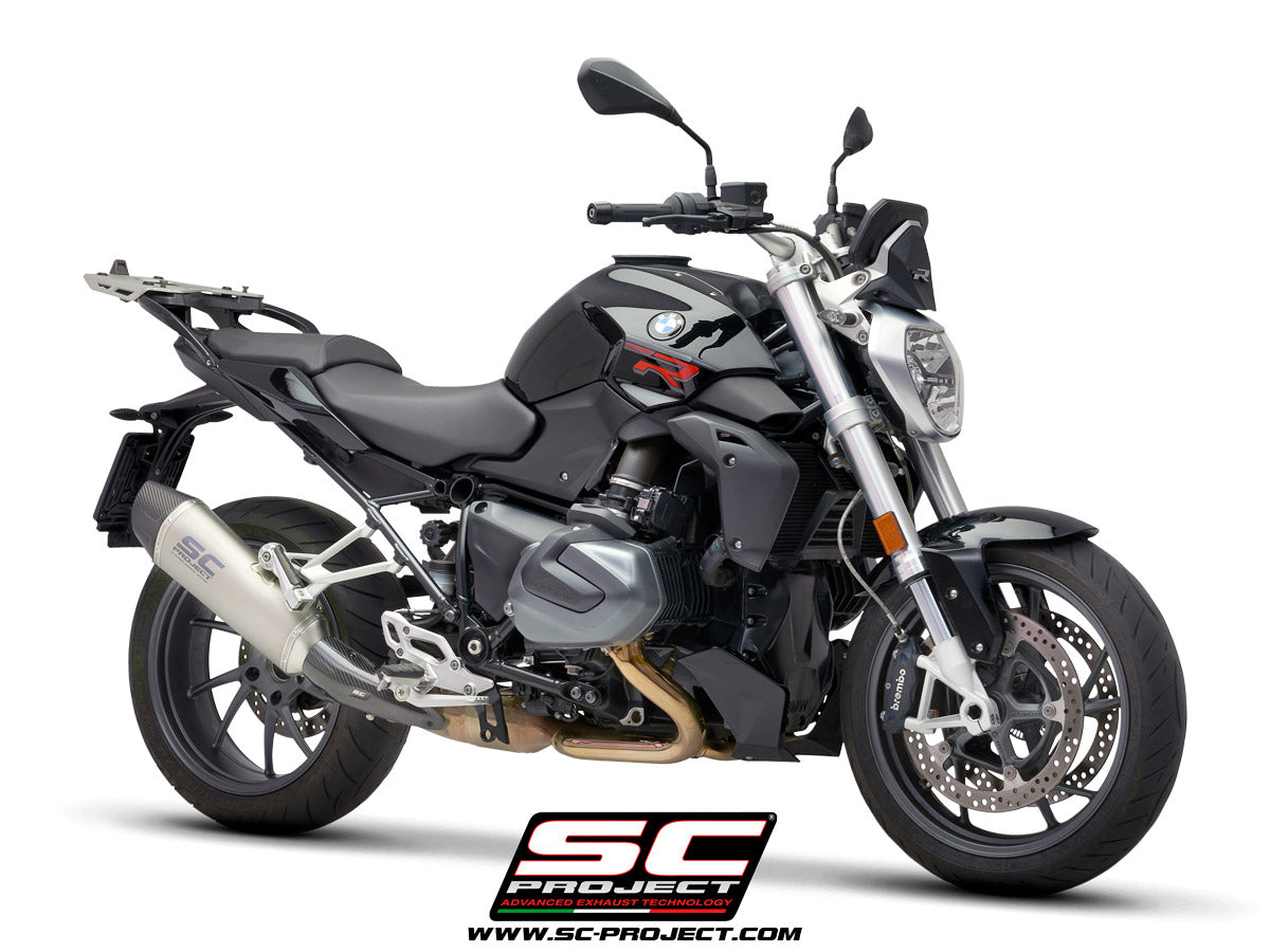 BMW R 1250 R (2019 - 2020) - RS X-Plorer II Muffler with Carbon fibre end cap