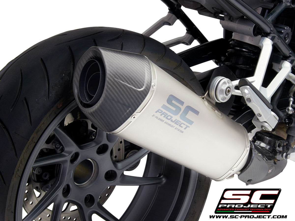 BMW R 1250 R (2019 - 2020) - RS X-Plorer II Muffler with Carbon fibre end cap