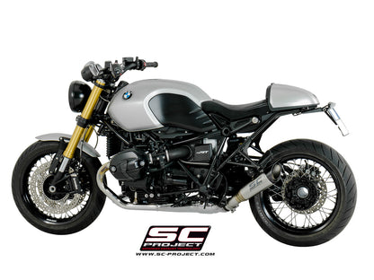 BMW R NINE T (2014 - 2020) S1 Muffler, Titanium, with Carbon fibre end cap