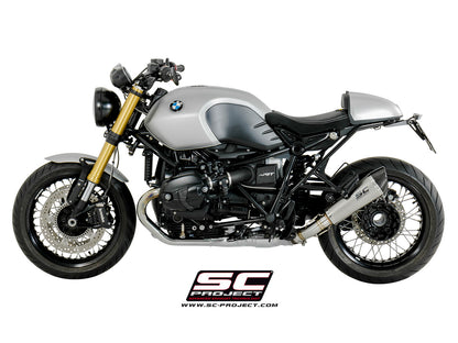 BMW R NINE T (2014 - 2020) Conic Muffler, Titanium, with Carbon fibre end cap
