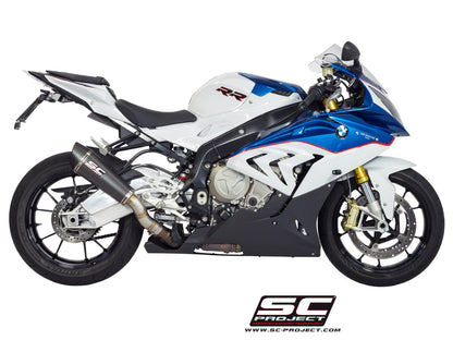 BMW S 1000 RR (2015 - 2016) Conic Muffler, with Carbon fibre end cap