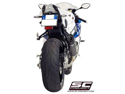 BMW S 1000 RR (2015 - 2016) Conic Muffler, with Carbon fibre end cap